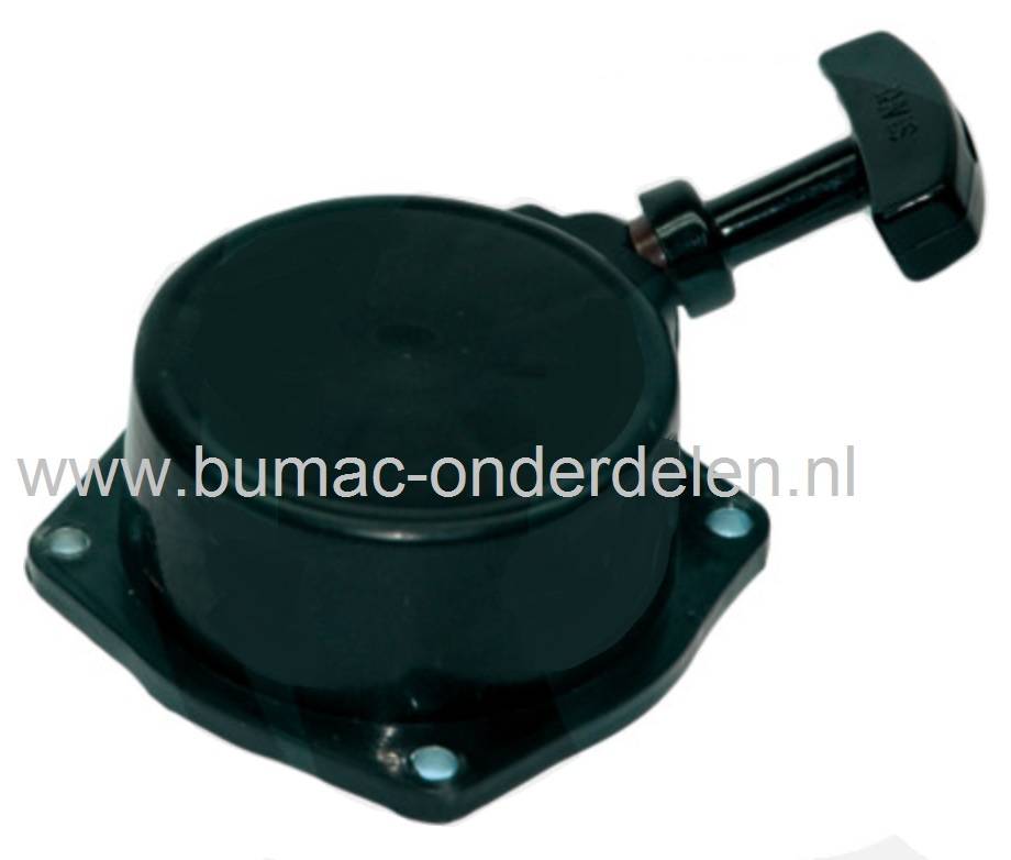 Starter Compleet voor Kawasaki TD40 en TD48 Bosmaaiers, Complete Handstarters voor Strimmers - Bermmaaiers van Kawasaki, Hand Starters, Repeteerstarters, Repeteer Starters Kawasaki onderdeel