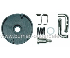 Starterpal Set HONDA GX160 Motoren met Horizontale Krukas op Aggregaat, Generator, Kart, Waterpomp, Tuinfrees, Kantensnijder, Starter Pallen voor Honda GX 160, Startpallen Kit, Honda onderdeel Starterdelen