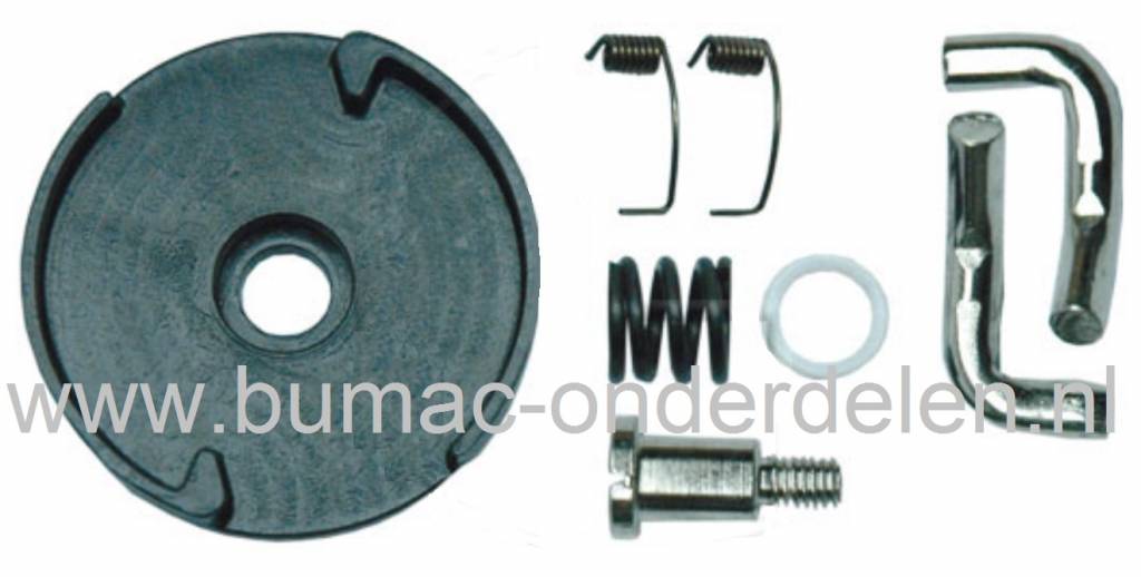 Starterpal Set HONDA GX160 Motoren met Horizontale Krukas op Aggregaat, Generator, Kart, Waterpomp, Tuinfrees, Kantensnijder, Starter Pallen voor Honda GX 160, Startpallen Kit, Honda onderdeel Starterdelen