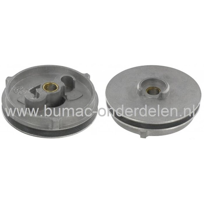 Startpoelie voor Stihl 08S, 038, 041, 042, 045, 048, 050, 051, 056, 070, 076, 08, 090, FS410, TS350, TS360, TS510, TS760, BT360 Kettingzaag, Bosmaaier, Strimmer, Grondboor, Motorslijper, Doorslijpmachine, Starterpoelie, Start Koord Poelie Stihl, onderdeel