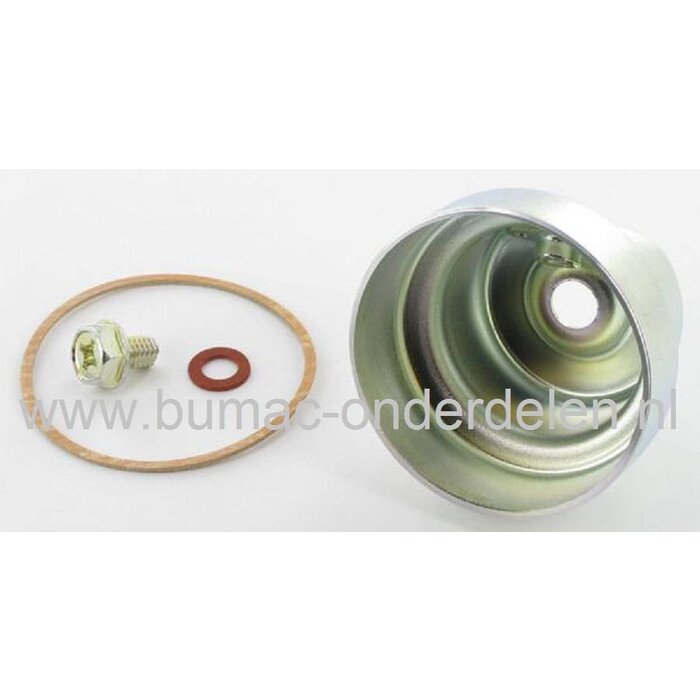 Vlotterbak voor HONDA GCV135 - GCV160 - GCV190 Motoren op Grasmaaiers, Benzinemaaiers, Gazonmaaiers, Loopmaaiers, Honda Vlotter Kamers met Vlotterbakpakking en Bout, Vlotterbakken met Vlotterbak Pakking en Bout met Pakking, Dichting, Vlotterkamers Honda