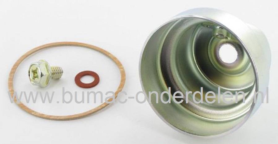 Vlotterbak voor HONDA GCV135 - GCV160 - GCV190 Motoren op Grasmaaiers, Benzinemaaiers, Gazonmaaiers, Loopmaaiers, Honda Vlotter Kamers met Vlotterbakpakking en Bout, Vlotterbakken met Vlotterbak Pakking en Bout met Pakking, Dichting, Vlotterkamers Honda