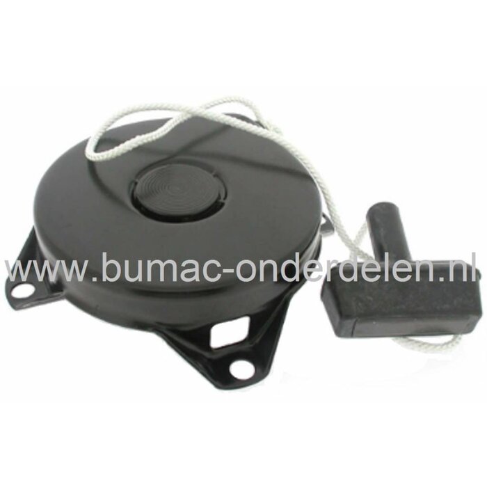 Handstarter TECUMSEH AV520, AV600, AV750, AV817, ECH90, ECV100, H22, H25, H30, H35, H40, H50, H60, H70, HH40, HH50, HH60, HH70, HS40, HS50, LAV30, LAV35, LAV50, TVM125, TVM140, Tecumseh Hand Starters voor Grasmaaiers, Loopmaaiers, Tuinfrees