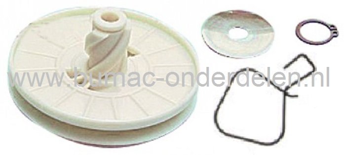 Starterkoordpoelie TECUMSEH oa Prisma, Synergie, Vantage, Centura, Futura, Geotec Motoren, Koordrollen, Koordrol Poelie, Tecumseh Starter Koord Rollen, Trekkoord Riemschijf voor Tecumseh Grasmaaiers, Benzinemaaiers, Loopmaaiers