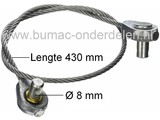 Maaidek Liftkabel MTD - Wolf - Yardman - Cub Cadet - Bolens - White - Etesia Zitmaaiers, Frontmaaiers, Tuintrekkers, Liftkabels Maaidek, Lift Kabels voor Maaidekken MTD