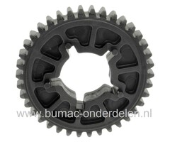 Tandwiel Wielaandrijving ALKO Master 4300BR - Master 4300BRE - Master 4800BR - RSM5100BR Grasmachines, Cirkelmaaiers, Benzinemaaiers, Grasmaaiers, Gazonmaaiers, Loopmaaiers, Aandrijftandwiel 38 Tands, onderdeel
