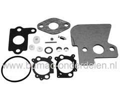 Pakkingset Briggs and Stratton Intek Motor 5,5 - 6 Pk op Grasmaaiers, Loopmaaiers, Benzinemaaiers, Cirkelmaaiers, Set Pakkingen voor B&S Motoren, Dichtingset B en S, Briggs & Stratton Carburateur Revisieset voor Grasmaaier, Grasmachine, Dichtingen, onderd