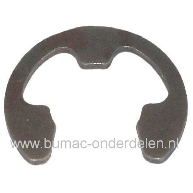 Clip voor As van 1/2 Inch = 12,7 mm Verpakt per 10 Stuks komt onder andere voor op Blue Bird Verticuteermachine, Asborgring