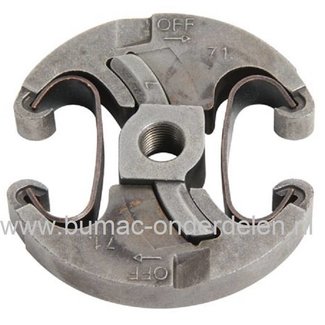 Centrifugaalkoppeling voor Husqvarna 340, 345, 346, 350, 351, 353, Jonsered 2141, 2145, 2149, 2150, 2152, 2255 Kettingzaag, Centrifugaal Koppelingen HUSQVARNA - JONSERED - PARTNER Kettingzagen, Motorzagen, Koppelingsdelen voor 2-takt Motoren