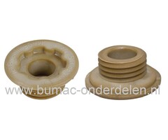 Wormwiel Husqvarna 340 - 345 - 350 - CS2141 - CS2145 - CS2150 Kettingzaag, Aandrijfwiel voor Oliepomp bij Husqvarna - Jonsered - Partner - McCulloch Kettingzagen, Motorzagen, Wormwielen, Oliepomp Aandrijfwiel, onderdeel