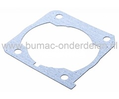 Cilinder pakking voor Husqvarna, Jonsered 340EPA, 345EPA, 346XPG, 350EPA, 351EPA, 353,  2149, CS2141, CS2145, CS2147, CS2150, CS2152, CS2153 Kettingzaag Cilindervoetpakking, Cilinder pakking Cylinder Voetpakking, Dichting, Afdichting, onderdeel, 340 EPA,