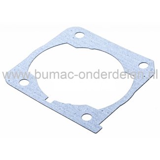 Cilinder pakking voor Husqvarna, Jonsered 340EPA, 345EPA, 346XPG, 350EPA, 351EPA, 353,  2149, CS2141, CS2145, CS2147, CS2150, CS2152, CS2153 Kettingzaag Cilindervoetpakking, Cilinder pakking Cylinder Voetpakking, Dichting, Afdichting, onderdeel, 340 EPA,