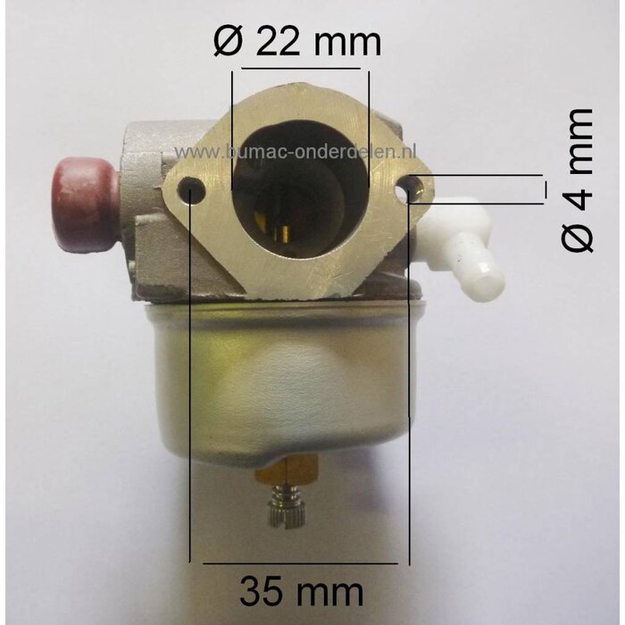 Carburateur Tecumseh voor Grasmaaier - Benzinemaaier - Cirkelmaaier - Loopmaaier - Gazonmaaier