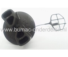 Brandstofdop McCulloch 444, 738, CS330, CS360, CS370, Titan420, 2035, CS2137, CS2138 Kettingzaag, Doppen voor Husqvarna, Jonsered, Partner Kettingzagen, Motorzagen, Tankschroefdoppen, Benzinedoppen, Brandstof Doppen, Benzine Tank Schroefdop