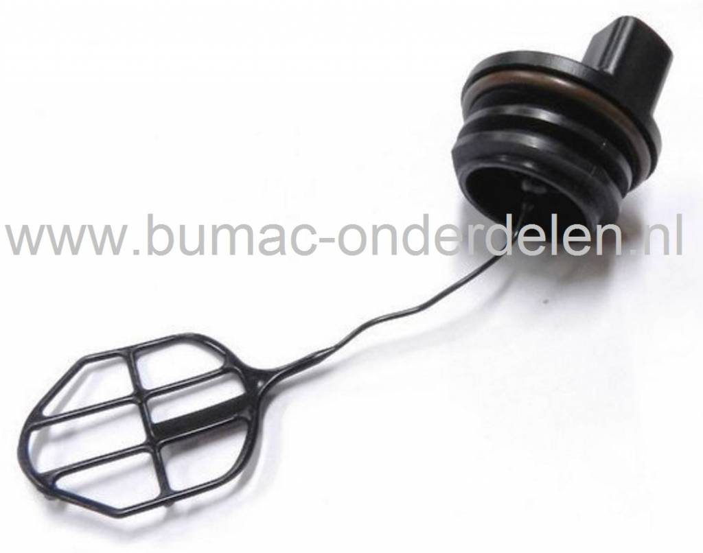 Brandstofdop McCulloch 444, 738, CS330, CS360, CS370, Titan420, 2035, CS2137, CS2138 Kettingzaag, Doppen voor Husqvarna, Jonsered, Partner Kettingzagen, Motorzagen, Tankschroefdoppen, Benzinedoppen, Brandstof Doppen, Benzine Tank Schroefdop