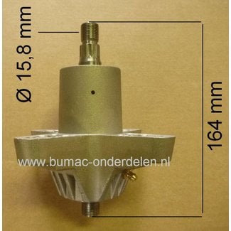 Rechter Mesas met Houder - lagers Compleet voor MTD - Yardman - Wolf - Cub Cadet - White Zitmaaier JE135H, JN150A, SN135A, SN150A, JN155A,- P180AMN, HN5180, RN145, LT1042, ZTR42