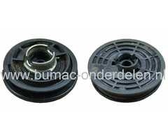 Starterkoordpoelie voor DOLMAR - MAKITA Kettingzaag 109, 110, 111, 115, PC6212, PC6214, PS43, PS52, PS5105, PS9010, DCS430, DCS431, DCS520, DCS540, DCS2501, DCS4300, DCS5200i, Starter Koord Poelie Dolmar, Makita Kettingzagen, Motorzagen, Motorzaag, Koordr