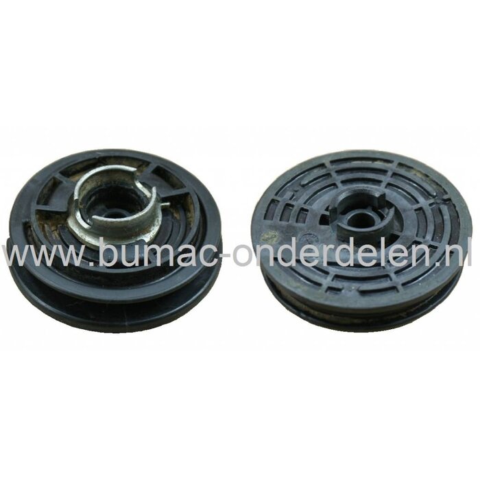 Starterkoordpoelie voor DOLMAR - MAKITA Kettingzaag 109, 110, 111, 115, PC6212, PC6214, PS43, PS52, PS5105, PS9010, DCS430, DCS431, DCS520, DCS540, DCS2501, DCS4300, DCS5200i, Starter Koord Poelie Dolmar, Makita Kettingzagen, Motorzagen, Motorzaag, Koordr