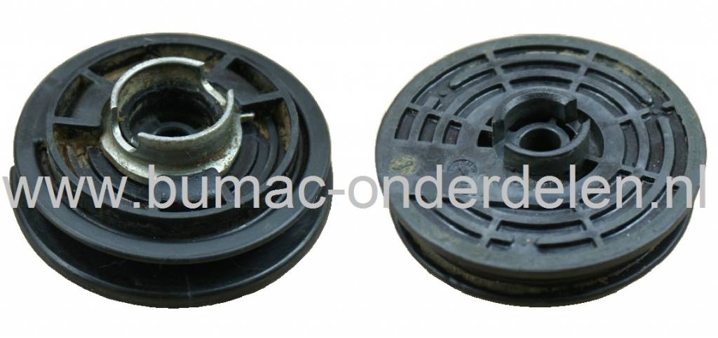 Starterkoordpoelie voor DOLMAR - MAKITA Kettingzaag 109, 110, 111, 115, PC6212, PC6214, PS43, PS52, PS5105, PS9010, DCS430, DCS431, DCS520, DCS540, DCS2501, DCS4300, DCS5200i, Starter Koord Poelie Dolmar, Makita Kettingzagen, Motorzagen, Motorzaag, Koordr