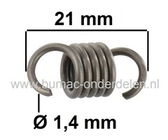 Koppelingsveer voor Stihl 038 en MS380, Kettingzaag - Motorzaag, Veer voor Centrifugaalkoppeling van Stihl onderdeel