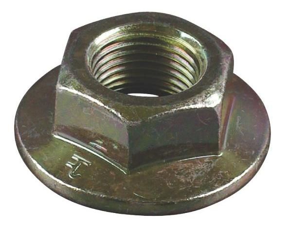 MTD - Wolf - Bolens - Cub Cadet - White - Yardman, Moer 5/8 UNF, voor Bevestiging van het Maaimes bij Zitmaaier - Frontmaaier - Tuintrekker, Mtd 125/96 - 125-96 - 16/92H - 160/92H - 160-92 H - JN150A - JN155A - 16-92 H