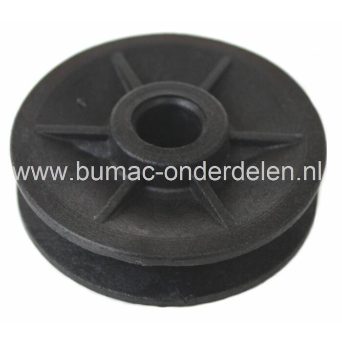 Poelie ALKO - BRILL Grasmaaiers, Riemschijf voor Transmissie Loopmaaiers, Aandrijfschijf, Pouly voor AL-KO Gazonmaaiers, Riemschijven, Poelies Alko en Brill Duwmaaiers, Cirkelmaaiers, Grasmachines, Classic 46 BR, 520 BR RS Silver