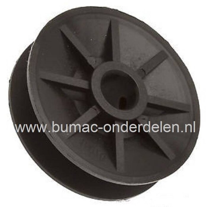 Poelie ALKO - BRILL Grasmaaiers, Riemschijf voor Transmissie Loopmaaiers, Aandrijfschijf, Pouly voor AL-KO Gazonmaaiers, Riemschijven, Poelies Alko en Brill Duwmaaiers, Cirkelmaaiers, Grasmachines, Classic 46 BR, 520 BR RS Silver