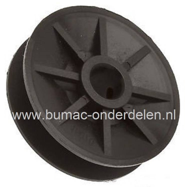 Poelie ALKO - BRILL Grasmaaiers, Riemschijf voor Transmissie Loopmaaiers, Aandrijfschijf, Pouly voor AL-KO Gazonmaaiers, Riemschijven, Poelies Alko en Brill Duwmaaiers, Cirkelmaaiers, Grasmachines, Classic 46 BR, 520 BR RS Silver