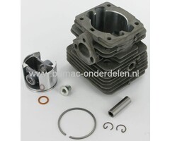 Cilinderset Ø 45 mm voor Stiga en Castelgarden Kettingzaag - Motorzaag - Benzinezaag SP460 - SP510 en XC52P, Cilinder - Zuiger - Pistonpen en Borgveren Compleet