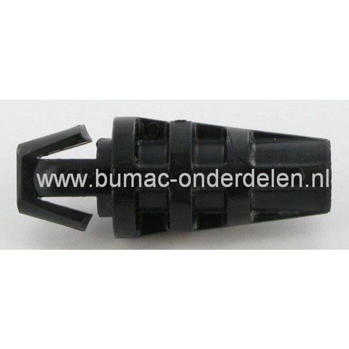 Aansluitnippel voor Buitenkabels T/m Ø 6 mm Veel Voorkomend op Grasmaaiers met Motorremkabel - Koppelingskabel Kunstof Houder voor Kabel