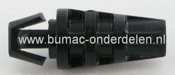 Aansluitnippel voor Buitenkabels T/m Ø 6 mm Veel Voorkomend op Grasmaaiers met Motorremkabel - Koppelingskabel Kunstof Houder voor Kabel