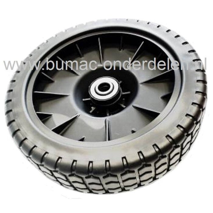 Wiel Kunststof Ø 200 mm ALKO en BRILL Loopmaaiers, Kunststof Wiel met Stalen Lager voor Alko en Brill Grasmaaiers, Cirkelmaaiers, Benzinemaaiers, AL-KO Gelagerde Wielen