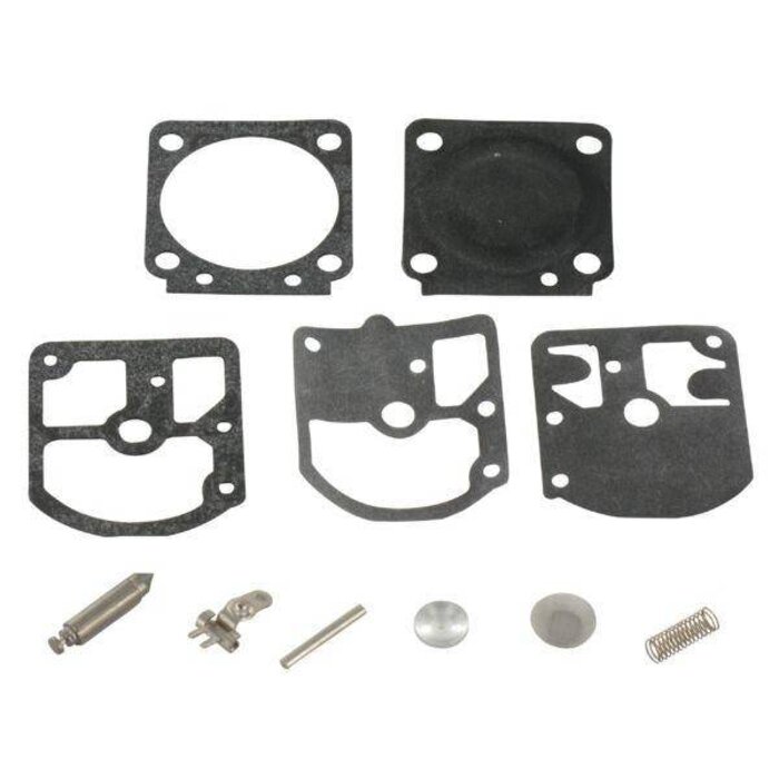 Membraan Reparatie set voor Zama Carburateur op Jonsered Kettingzaag, Bosmaaier, Bladblazer, Strimmer en Motorheggenschaar, Stihl, Husqvarna, Jonsered, Dolmar, Makita, Hitachi, Tanaka, Oleo Mac, Zenoah, Partner
