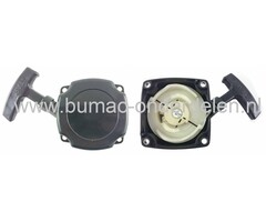 Starter voor ALKO, BRIL, MITSUBISHI, BC410, FRS410, FRS4125, BC330MT,  TL33, TL43, TL50. TL52Bosmaaiers, Alko, Brill Handstarters Compleet voor Bermmaaiers, Strimmers, Trimmers,Motor Heggenschaar BC 410, FRS 410, FRS 4125, BC 330MT Complete Repeteerstarte