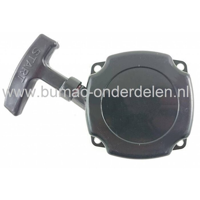 Starter ALKO, BRIL, MITSUBISHI,  BC410, FRS410, FRS4125, BC330MT,  TL33, TL43, TL50. TL52Bosmaaiers, Alko, Brill Handstarters Compleet voor Bermmaaiers, Strimmers, Trimmers,Motor Heggenschaar BC 410, FRS 410, FRS 4125, BC 330MT Complete Repeteerstarters A