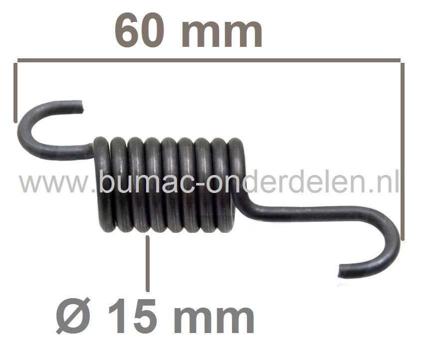 Spanveer Aandrijving ALKO - BRILL Grasmaaiers, Alko, Brill Trekveer voor Tandwielkast KST 46 t/m 52 Cm Loopmaaiers, Benzinemaaiers, Cirkelmaaiers, AL-KO 410BR Classic, 42BR Comfort, 430 BR Premium, 460BR, 520BR, 470BR, BRILL Steelline Plus, Quatro, Classi