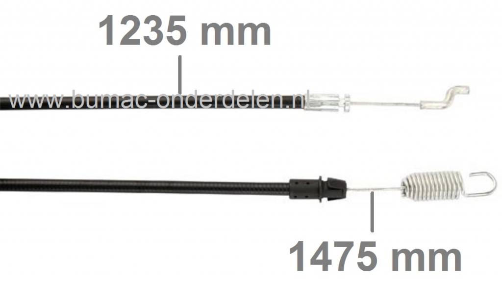 Kabel Rijaandrijving ALKO, BRILL Loopmaaiers, Koppelingskabel Aandrijving Wielen bij oa 4700BRV, 520BRV, 5250HWS, 525HWS, 5200BRV, 5300BRV Grasmaaiers, Benzinemaaiers, Loopmaaiers