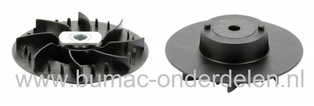 Waaier met Meshouder ALKO, BRILL Electromaaiers Comfort 46 E, Hobby Line EH 38, Power Line 4700 E, 48 EH, 400 E, 470 E Bio Combi, 480 E, 1200 E, 4802 E, Classic 46 E, Maaimeshouders, Houders voor Maaimessen, Messen AL-KO, Brill Elektrischemaaier