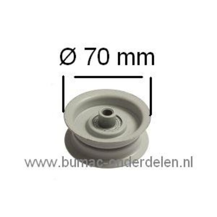 Spanpoelie voor Husqvarna - Partner - McCulloch - Jonsered - Lazer - Wizard Zitmaaier - Tuintrekker Spanrol voor CTH126, CTH140XP, CTH163T, CTH173, CTH174, CTH210XP, CTH2138R, TC138, TC142, TC238TC242