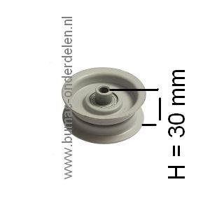 Spanpoelie voor Husqvarna - Partner - McCulloch - Jonsered - Lazer - Wizard Zitmaaier - Tuintrekker Spanrol voor CTH126, CTH140XP, CTH163T, CTH173, CTH174, CTH210XP, CTH2138R, TC138, TC142, TC238TC242