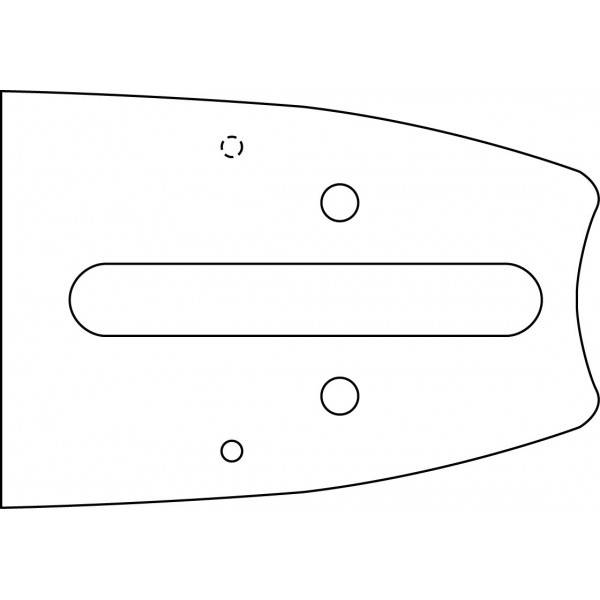 Zaagblad 33 Cm 0.325-1.6-56 Schakels voor de Stihl 024, 026, 028, MS240, MS260, MS270, MS280, MS290, MS360, Kettingzaag, Motorzaag