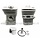 Cilinderset Ø 40 mm Husqvarna, Jonsered Kettingzaag, Bosmaaier, Cilinders Compleet met Zuiger, Zuigerveer, Pistonpen en Borgclips voor Husqvarna 40, 45, 49, 240EPA, 240R, 245R, 245RX en Jonsered 2041, 2045, 2050 Kettingzagen, Bosmaaiers, Complete Cylinder