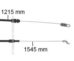 Kabel voor Aandrijving van MTD 46SPO Grasmaaier - Grasmachine, Komt ook voor op Wolf Grasmaaiers met een J Maaidek