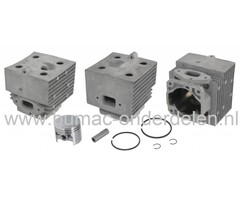 Cilinderset Ø 46 mm voor Stihl BR320, BR340, BR380, BR400, BR420, SR320, SR340, SR400, SR420 Bladblazer, Vloeistofspuit, Stihl Cylinder Compleet met Zuiger, Zuigerveren, Pistonpen en Bevestigingsringen, BR SR 320, 320L, 340, 340L, 380, 400, 420, 420C, ond