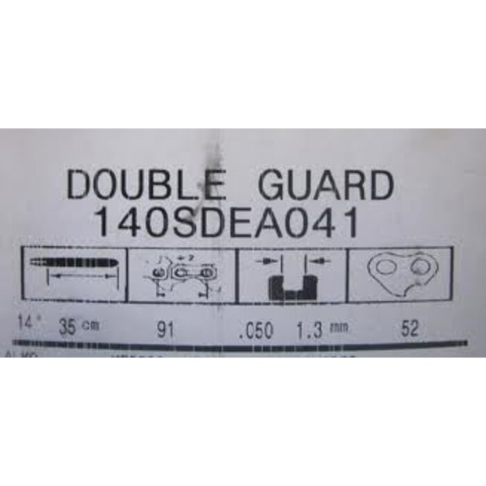 3/8 Zaagblad 35 Cm voor Elektrische en lichte Benzine Kettingzaag Dolmar en Makita, 100, 101, 102, 103, 104, 105, 106, 108, PS33, PS34, PS39, PS41, PS45, PS330, PS340, PS341, PS344, PS350, PS390, PS3410, PS400, PS401, PS410, DCS300, DCS340, DCS341, DCS350