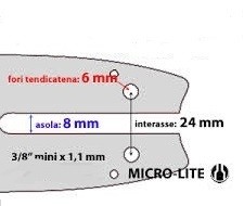3/8-1.1-50E Zaagblad 35 Cm voor de Stihl Kettingzaag, HT70, HT75, HT100, HT101, HT131, HTE60, 017, 019T, MS190, E140, 023L, MS140, MS160, MS170, MS171, MS180, MS181, MS191, MS192 Motorzaag