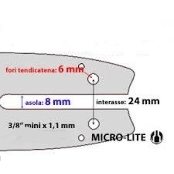 3/8-1.1-50E Zaagblad 35 Cm voor de Stihl Kettingzaag, HT70, HT75, HT100, HT101, HT131, HTE60, 017, 019T, MS190, E140, 023L, MS140, MS160, MS170, MS171, MS180, MS181, MS191, MS192 Motorzaag