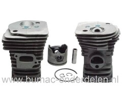 Cilinder Compleet Ø 42 mm HUSQVARNA 340E, 345E, 346XP, CS2145, CS2145, CS2147, CS2150, CS2152 Kettingzaag, Motorzaag, Cilinderset met Zuiger, Zuigerveren, Pistonpen, Borgclips, Husqvarna, Jonsered, Partner, McCulloch Kettingzagen, Motorzagen, Complete Cyl