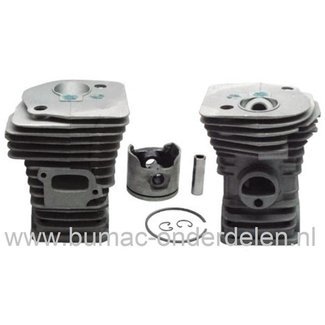 Cilinder Compleet Ø 42 mm HUSQVARNA 340E, 345E, 346XP, CS2145, CS2145, CS2147, CS2150, CS2152 Kettingzaag, Motorzaag, Cilinderset met Zuiger, Zuigerveren, Pistonpen, Borgclips, Husqvarna, Jonsered, Partner, McCulloch Kettingzagen, Motorzagen, Complete Cyl