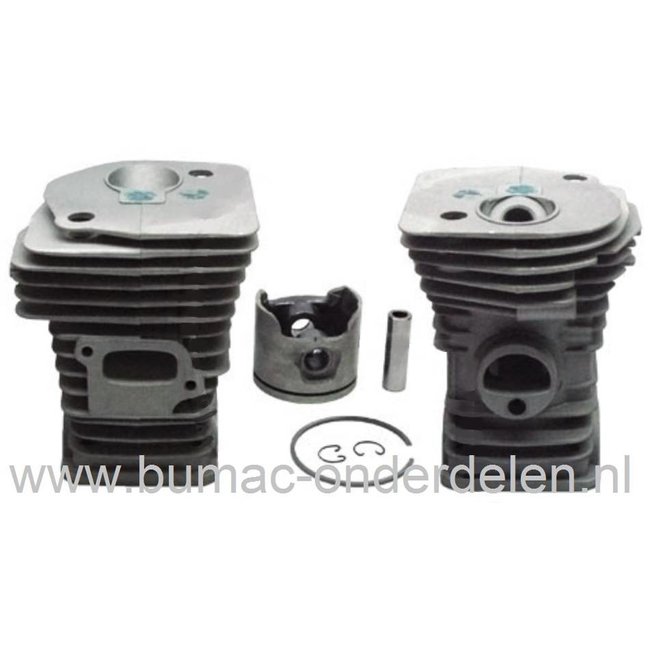 Cilinder Compleet Ø 42 mm HUSQVARNA 340E, 345E, 346XP, CS2145, CS2145, CS2147, CS2150, CS2152 Kettingzaag, Motorzaag, Cilinderset met Zuiger, Zuigerveren, Pistonpen, Borgclips, Husqvarna, Jonsered, Partner, McCulloch Kettingzagen, Motorzagen, Complete Cyl